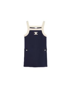 Celine mini Triomphe dress in wool jersey