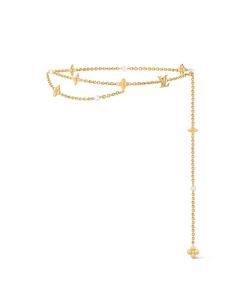 LV Chain Pearl Belt