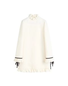 Valentino CREPE COUTURE SHORT DRESS
