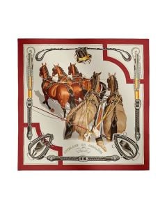Hermès Attelage en Arbalete forever scarf 90
