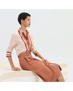 Hermès "Coaching Deja Vu" classic shirt