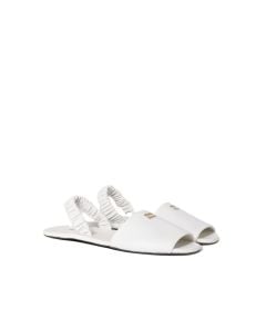 MIU MIU Ruches nappa leather sandals
