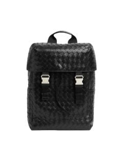 Bottega Veneta Intrecciato Flap Backpack