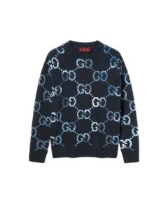 Gucci Wool sweater with GG intarsia