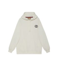 Gucci Cotton jersey hooded sweatshirt