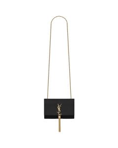 YSL KATE SMALL TASSEL IN GRAIN DE POUDRE EMBOSSED LEATHER