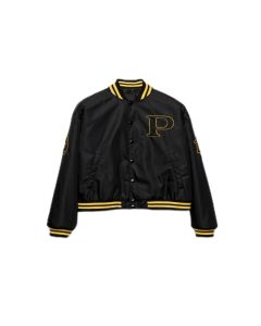 Prada Re-Nylon bomber jacket with patch