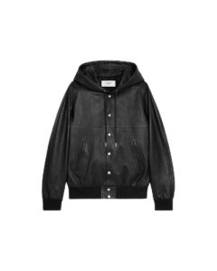celine loose blouson jacket in soft lambskin