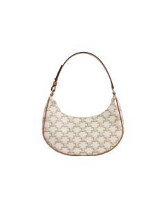 Celine AVA BAG IN TRIOMPHE CANVAS AND CALFSKIN