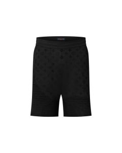 LV Graphic Jacquard Knitted Shorts