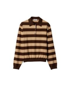 MIU MIU Cotton knit polo shirt