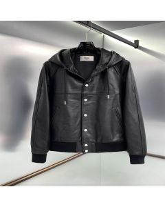 celine loose blouson jacket in soft lambskin