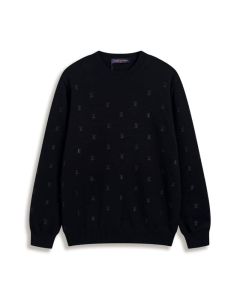 LV Embroidered Signature Merino Crewneck