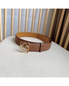 LOEWE Anagram belt in pebble grain calfskin