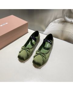 MIU MIU Satin ballerinas