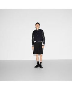 Gucci Wool and leather varsity jacket