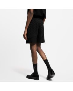 LV Graphic Jacquard Knitted Shorts