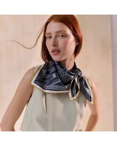 Hermès Concours d'Etriers Remix double face scarf 70