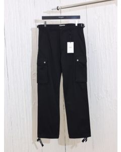 celine cargo pants in cotton linen