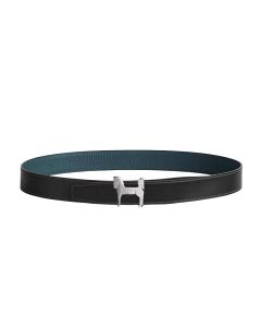 Hermès Panache belt buckle & Reversible leather strap 32 mm