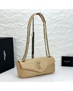 YSL CALYPSO small in plunged lambskin