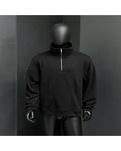 YSL Saint Laurent Half-Zip Sweatshirt