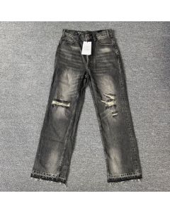 Celine wesley jeans in black paradiso wash denim