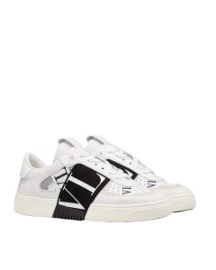 Valentino VL7N SNEAKER IN BANDED CALFSKIN LEATHER