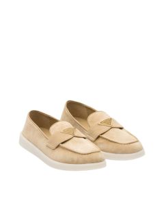 Prada Suede leather loafers