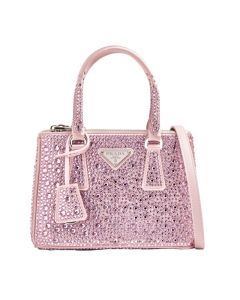 Prada Galleria satin mini-bag with crystals