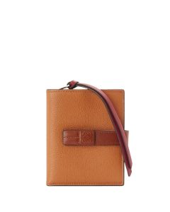 LOEWE Compact zip wallet in soft grained calfskin