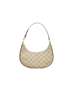 Celine AVA BAG IN TRIOMPHE CANVAS AND CALFSKIN