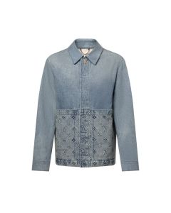 LV Upcycled Denim Canvas Jacket
