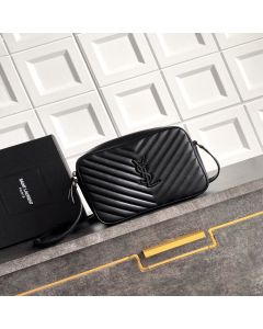 YSL LOU camera bag in quilted leather