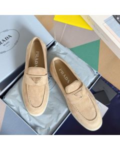 Prada Suede leather loafers
