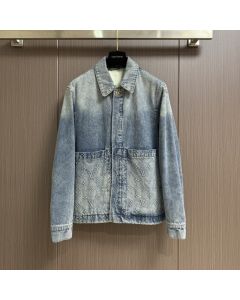 LV Upcycled Denim Canvas Jacket