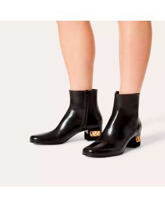 VALENTINO GARAVANI HERITAGE CALFSKIN ANKLE BOOT