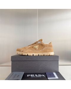 Prada Trail faded suede sneakers