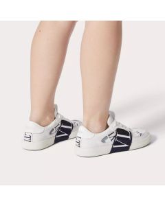Valentino VL7N SNEAKER IN BANDED CALFSKIN LEATHER