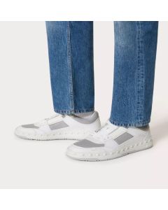 Valentino FREEDOTS LOW-TOP SNEAKER IN CALFSKIN