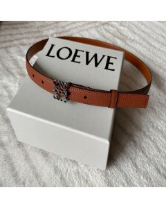 LOEWE Anagram belt in pebble grain calfskin