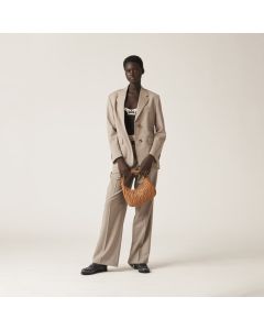MIU MIU Wander matelassé nappa leather hobo bag