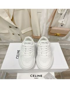 CELINE TRAINER CT-07 LOW LACE-UP SNEAKER in CALFSKIN