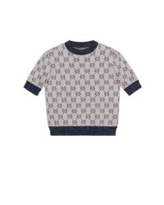 Gucci GG lamé jacquard top