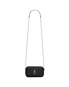 YSL MINI LOU in quilted leather