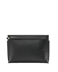 LOEWE T Pouch in satin calfskin