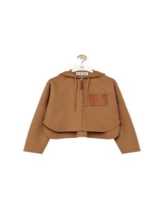 LOEWE Hooded jacket in wool and cashmere