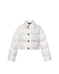 LV Cropped Monogram Puffer Jacket