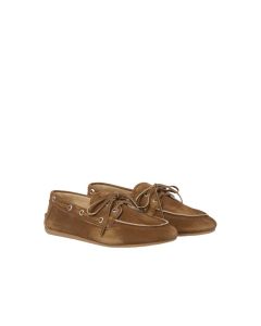MIU MIU Faded unlined suede loafers