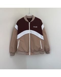 Celine TRACKSUIT JACKET in technical mesh jersey